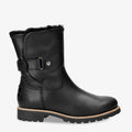 Felia Igloo Trav botas de piel con forro interior de pelo natural. negro